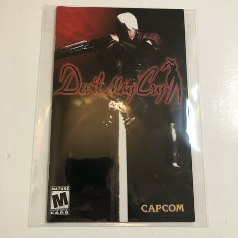 Devil May Cry (Sony PlayStation 2, 2002) PS2, Manual Only, No Game