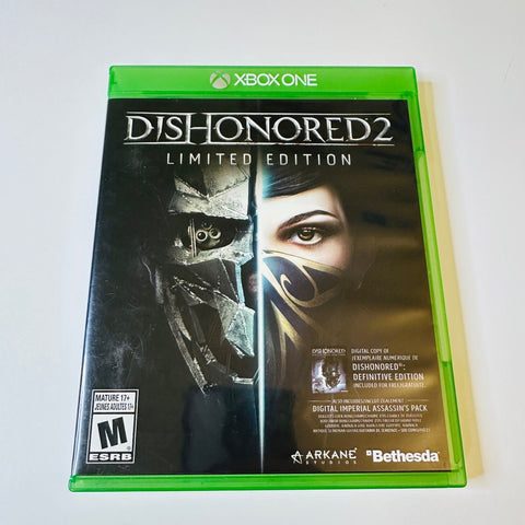 Dishonored 2: Limited Edition (Microsoft Xbox One, 2016) VG