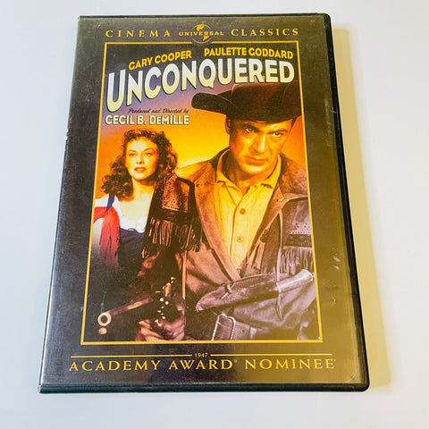 Unconquered (DVD, 2007, Universal Cinema Classics) Gary Cooper VG