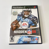 Madden NFL 08 PS2 (Sony PlayStation 2) CIB, Complete, Disc Surface Is As New!