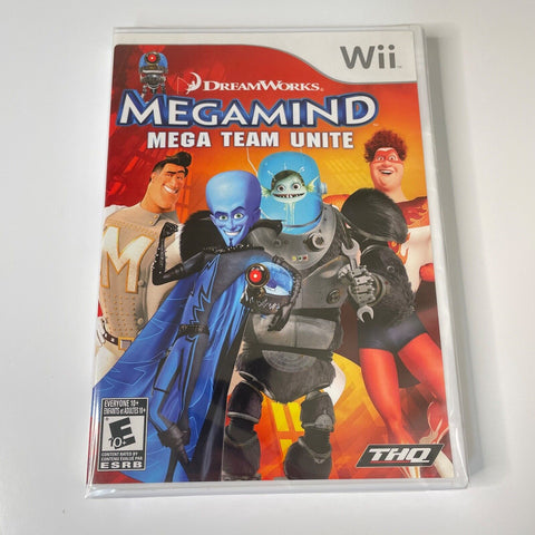 DreamWorks Megamind: Mega Team Unite (Nintendo Wii, 2010) Brand New Sealed!