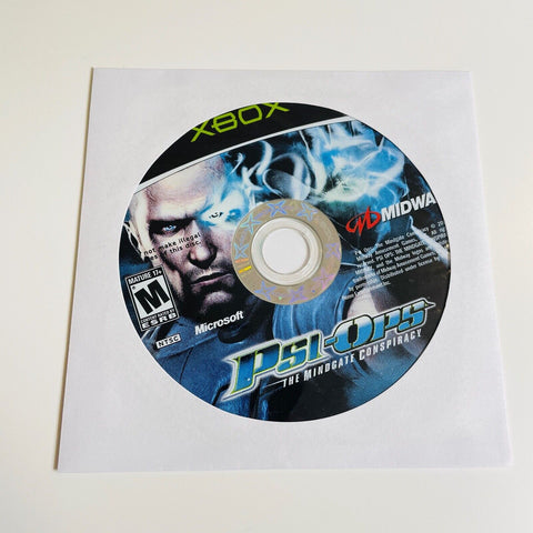 Psi-Ops The Mindgate Conspiracy (Microsoft Xbox, 2004) Disc Surface Is As New!