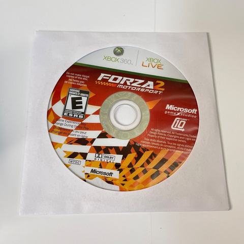 Forza Motorsport 2 (Microsoft Xbox 360, 2007) Disc Is Nearly Mint!
