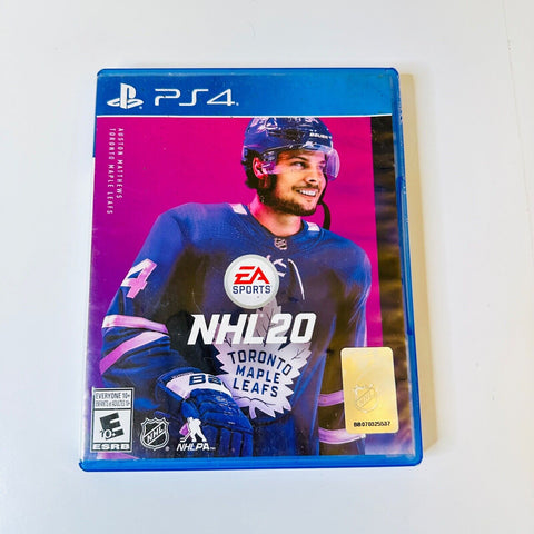 NHL 20 (Sony PlayStation 4, 2019) CIB, Complete, VG