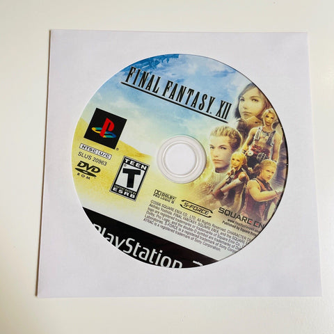 Final Fantasy XII (Sony PlayStation 2, 2006) PS2, Disc Surface As New!