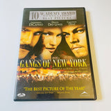 Gangs of New York (DVD, 2003, 2-Disc Set) VG