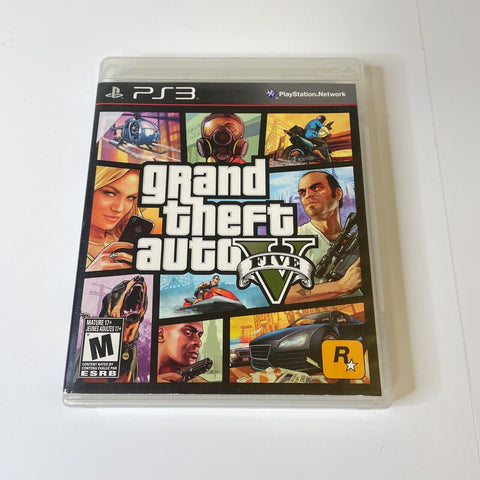 Grand Theft Auto V 5 (PlayStation 3, 2013) PS3, VG