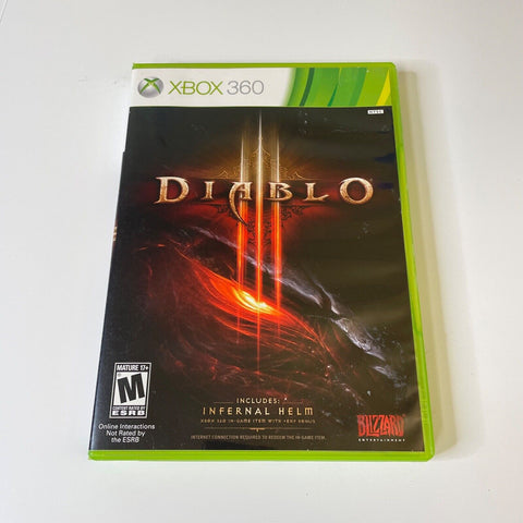 Diablo III (Microsoft Xbox 360, 2013) CIB, Complete, Disc Surface Is As New!