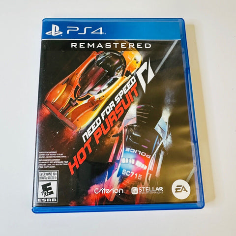 Need for Speed Hot Pursuit, Remastered (PlayStation 4, PS4) CIB, Complete, VG