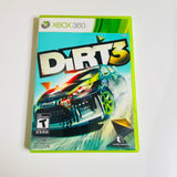 DiRT 3 (Microsoft Xbox 360, 2011) CIB, Complete, Disc Surface Is As New!