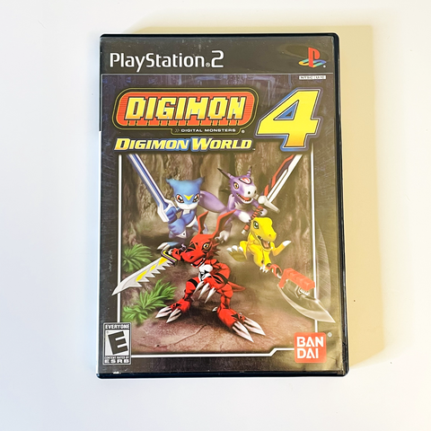 Digimon World 4 - Playstation 2, Ps2, CIB, Complete, VG Disc Surface Is As New!