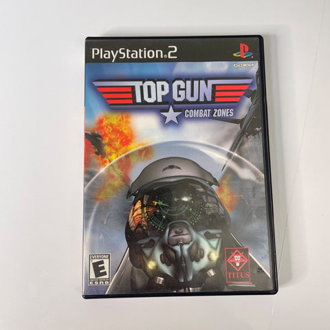 Top Gun: Combat Zones (Sony PlayStation 2, PS2 2001) Disc Surface Is As New!