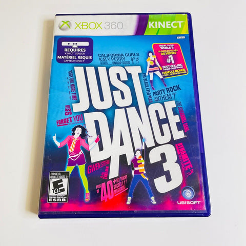 Just Dance 3 (Microsoft Xbox 360, 2011) Kinect Game, CIB, Complete, VG