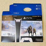 Sony PS5 Playstation 5 God of War Digital Disc Edition Box Cover Slip Only! Read
