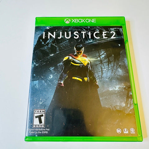 Injustice 2 (Microsoft Xbox One, 2017) CIB, Complete, VG