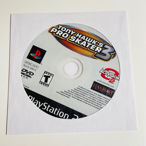 Tony Hawk's Pro Skater 3 (Sony Playstation 2 PS2) Disc Is Nearly Mint!