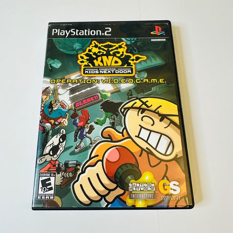 Codename: Kids Next Door Operation: V.I.D.E.O.G.A.M.E (Playstation 2, PS2) Case