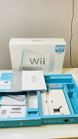 EMPTY BOX ONLY! Nintendo Wii with Trays, Manuals  - No Console!