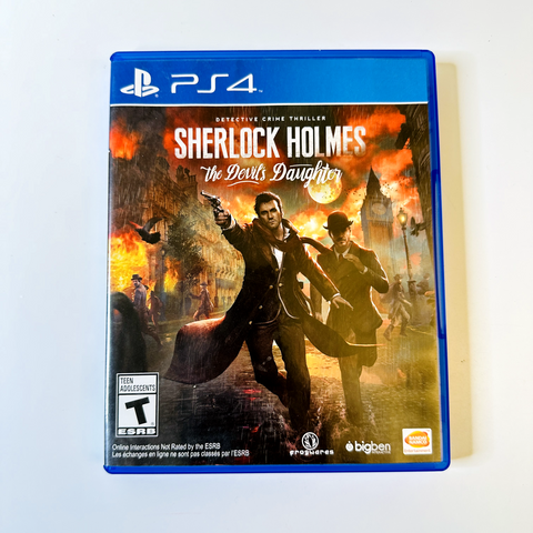 Sherlock Holmes: The Devil's Daughter (PlayStation 4, 2016) PS4, CIB, VG