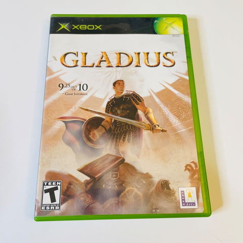 Gladius (Microsoft Xbox, 2003) CIB, Complete, VG Disc Surface Is As New!