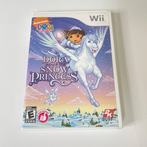 Dora the Explorer: Dora Saves the Snow Princess (Nintendo Wii) CIB, Disc is Mint