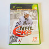 NHL 2K6 (Microsoft Xbox, 2005) Disc Surface Is As New!