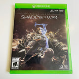 Middle-Earth: Shadow of War (Microsoft Xbox One, 2017) CIB, Complete, VG