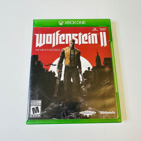 Wolfenstein II The New Colossus - 2 - XBox One, CIB, Complete, VG