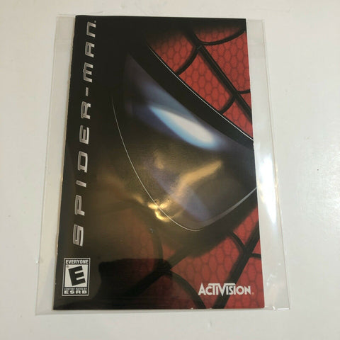 Spider-Man (Sony PlayStation 2, 2002) PS2, Manual Only, No Game