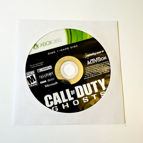 Call of Duty: Ghosts (Microsoft Xbox 360, 2013) DISC 1 , Disc Surface Is As New