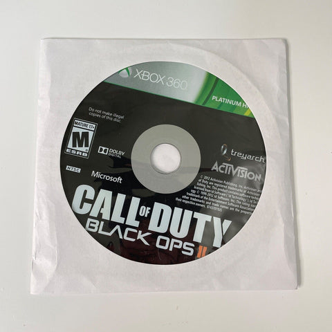 Call of Duty: Black Ops II 2 (Microsoft Xbox 360) Disc Surface Is Nearly Mint!