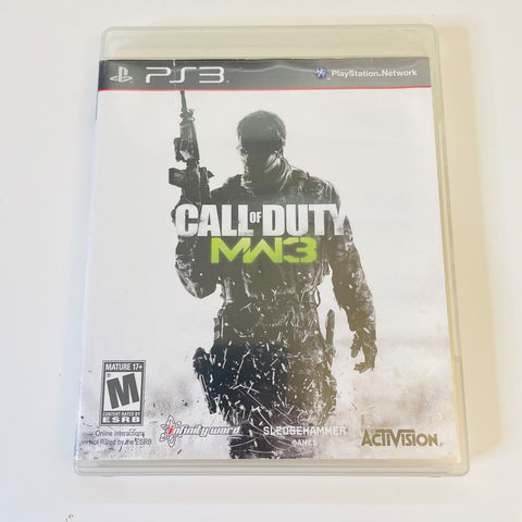 Call of Duty: Modern Warfare 3 (PlayStation 3 PS3 2011) CIB, Complete, VG