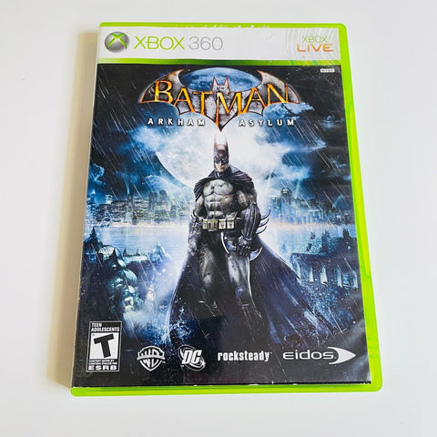 Batman: Arkham Asylum (Microsoft Xbox 360, 2009) CIB, Complete, VG!