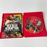 Red Dead Redemption Game of the Year Edition W/Map (PlayStation 3, PS3) CIB, VG