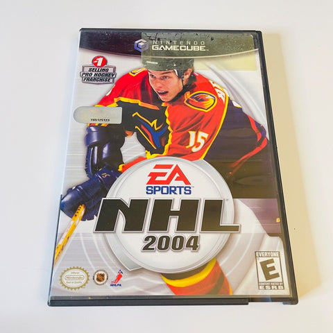 NHL 2004 (Nintendo GameCube, 2003) CIB, Complete, VG Disc Surface Is As New!