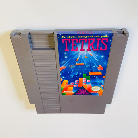 Tetris (Nintendo NES, 1989) Authentic Cartridge