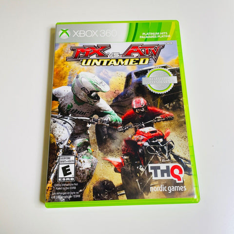 MX Vs ATV Untamed (Microsoft Xbox 360, 2007) Disc Surface Is As New!