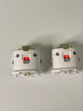 Lot of 2 Nintendo Wii Motion Plus Sensor Adapter For Controller  White