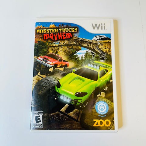 Monster Trucks Mayhem (Nintendo Wii, 2009) Disc Surface Is As New!