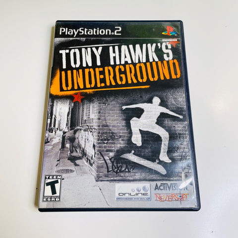 Tony Hawk's Underground Sony PlayStation 2,PS2 CIB, Complete Disc Surface as New