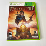 Fable 3 (Microsoft Xbox 360, 2010) CIB, Complete, VG Disc Surface Is As New!