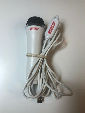Konami USB Microphone E-UR20  Xbox 360 PS3 Wii Mic White