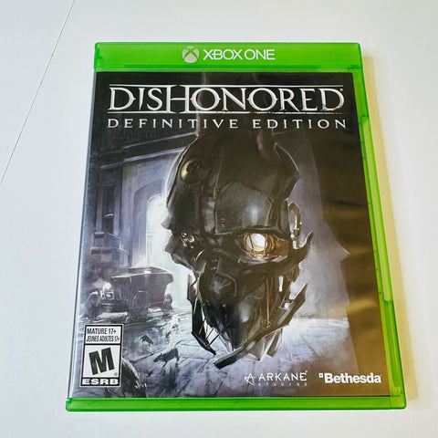 Dishonored Definitive Edition (Microsoft Xbox One, 2015) CIB, Complete, VG
