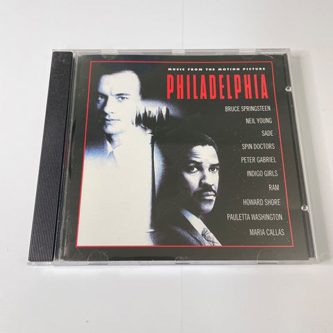 Philadelphia - Music from Motion Picture (CD, 1993, Epic Soundtrax) Disc is Mint