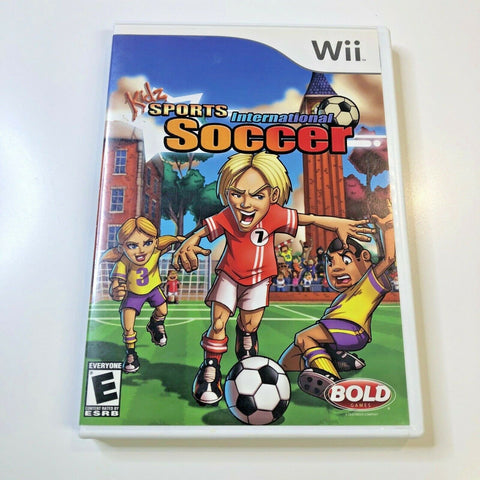 Kidz Sports International Soccer Nintendo Wii CIB, Complete, VG