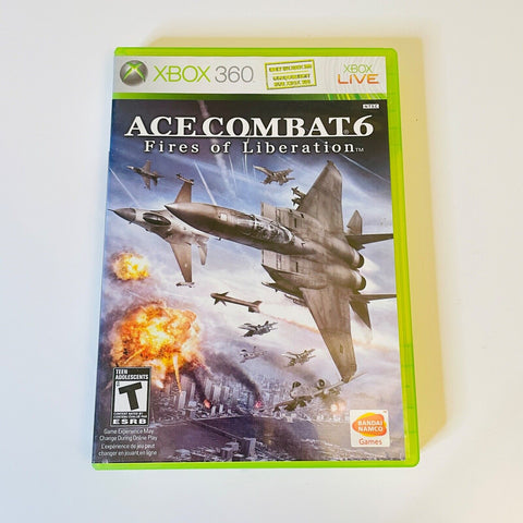 Ace Combat 6: Fires of Liberation (Xbox 360) CIB, Complete, VG, Disc as New!