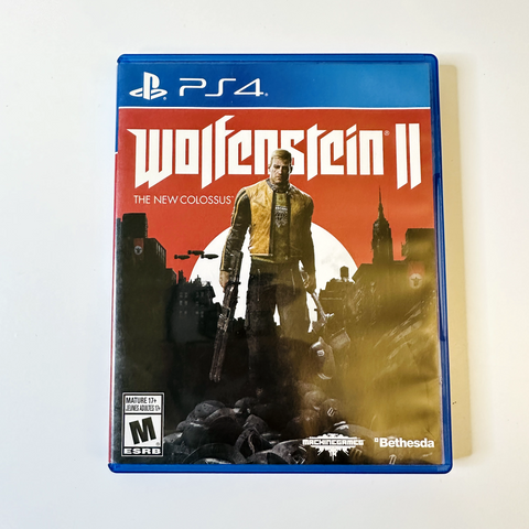 Wolfenstein 2 II: The New Colossus (Sony PlayStation 4, 2017) Ps4 Complete CIB