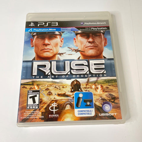 R.U.S.E. RUSE (Sony PlayStation 3, 2010) PS3 , CIB, Complete, VG