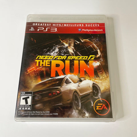 Need for Speed: The Run - (PlayStation 3, PS3) Case And Manual Only, No game!