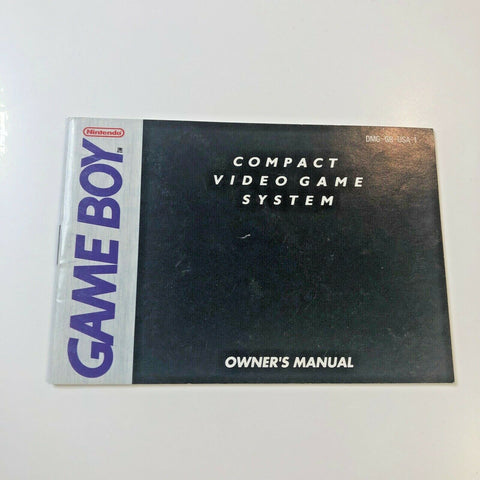 Nintendo Gameboy Authentic Compact Video Game System Manual Only!